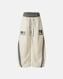 Plaid Double Waist Baggy Track Pants | Inflation Streetwear