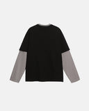 Vintage Layered Graphic Long Sleeve T-shirt | Inflation Streetwear