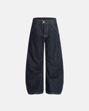 Raw Blue Deconstructed Baggy Jeans | Inflation Streetwear