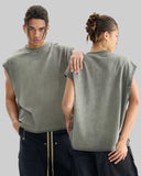 Distressed Washed Boxy Tank Top | Inflation Streetwear