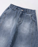 Blue Monkey Wash Baggy Jeans | Inflarion Streetwear