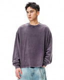 Distressed Washed Long Sleeve Tees | Inflation Streetwear