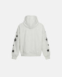 Cross PU Patch Embroidery Zip Up Hoodies | Inflation Streetwear