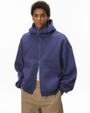 High Collar Fleece Double Zip-Up Hoodies | Inflation Streetwear