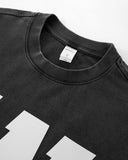 Reflective Logo Acid Wash Tees | Inflation Streetewear