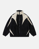 Color Block Sherpa Jacket | INFLATION Streetwear