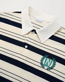 Striped Rugby Polo Shirt | Inflation Streetwear