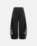 Washed Distressed Barrel Sweatpants | Inflation Streetwear