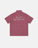 casual summer plaid shirt men streetwear