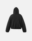 Comfy Boxy Fit Crop Scuba Hoodies | Inflation Streetwear