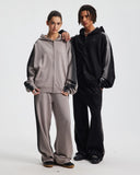 Washed Stitching Spray-Painted Hoodie | Inflation Streetwear