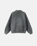 Quarter Zip Up Monkey Washed Sweatshirt | Inflation Streetwear