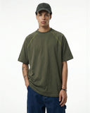 Contrast Color Stiching Stretch T-shirt | Inflation Streetwear