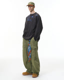 Multi Pockets Garment Washed Cargo Pants | Inflation Streetwear