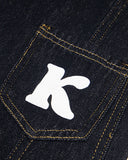 Contrast Stitching Barrel Jeans | Inflation Streetwear