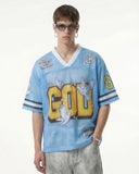 Dove Graphic Mesh Football Jersey | Inflation Streetwear