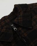 Retro Brown Plaid Cotton Paddded Jacket | Inflation Streetwear