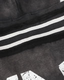 Striped Side Acid Wash Zip Up Jacket | Inflation Streetwear