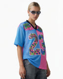 Camo Graphic Mesh Jersey Tee | Inflation Streetwear