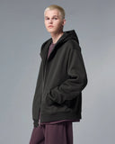 Fleece Zip-Up Oversized Hoodies | Inflation Streetwear
