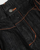 Contrast Stitch Raw Barrel Jeans | Inflation Streetwear