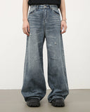INFLATION Ripped Washed Denim Jeans