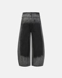 Gradient Washed Stitching Barrel Jeans | Inflation Streetwear