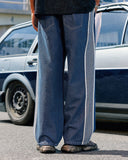 Patchwork Straight Leg Jeans with Belt | Inflation Streetwear