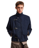 Khaki Canvas Clasp Jacket | Inflation Streetwear