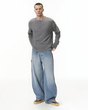 Distressed Wide Leg Cargo Jeans | Inflation Streetwear