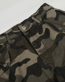 Multi-pockets Camo Barrel Cargo Pants | Inflation Streetwear
