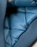 Appliqué Embroidery Faux Fur Padded Jacket | Inflation Streetwear