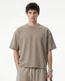 Snow Washed Heavyweight Boxy T-Shirt | Inflation Streetwear
