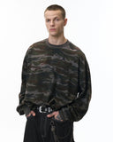 Boxy Camo Tees in Khaki | Inflation Streetwear