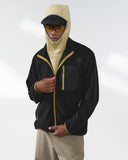 Wavy Fleece Zip-Up Jacket | INFLATION Streetwear