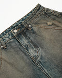 Dirty Ripped Barrel Jeans | Inflation Streetwear