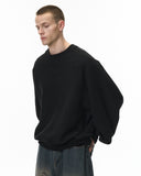 Batwing Sleeve Fleece Crewneck Sweatshirt | Inflation Streetwear