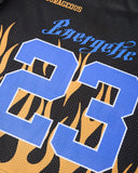 NO.23 & Flame Print Mesh Tees | Inflation Streetwear