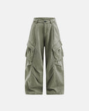 Baggy Cargo Pants with Multiple Pockets | Inflation Streetwear