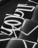 Stitching Spray-Painted Graffiti Sweatpant | Inflation Streetwear