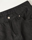 Cross Rhinestone Embroidered Baggy Jeans | Inflation Streetwear