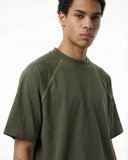 Contrast Color Stiching Stretch T-shirt | Inflation Streetwear