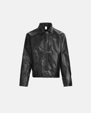 Faux Leather Clasp Jacket | Inflation Streetwear
