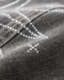 Star Graphic Rhinestone Barrel Baggy Jeans | Inflation Streetewear