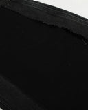 Black Patchwork Barrel Jeans | Inflation Streetwear