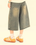 Acid Wash Jumbo Jorts | Inflation Streetwear