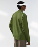 Quick-Dry Quarter Zip Up Long Sleeve Tee | INFLATION Streetwear