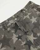 Full Printing Star Camo Baggy Jeans | Inflation Streetwear