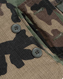 Oversized Camo Cargo Longline Shorts | Inflation Streetwear