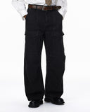 Multi Pockets Garment Washed Cargo Pants | Inflation Streetwear